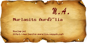 Murlasits Aurélia névjegykártya